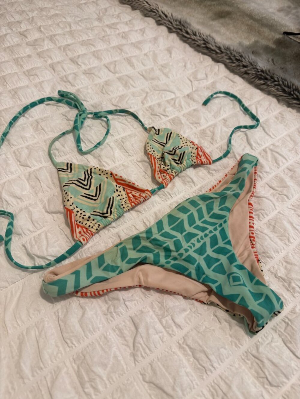 Mara Hoffman Tribal Print Bikini Set